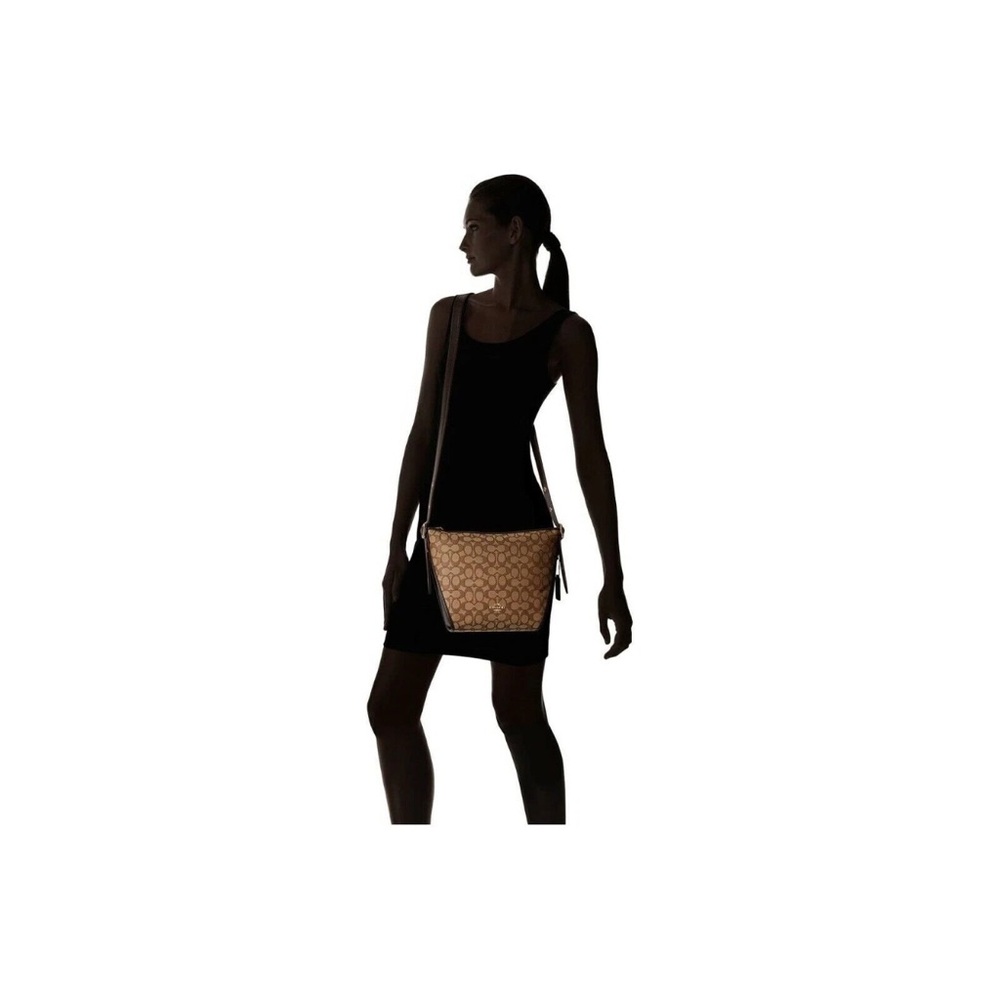 Coach Dufflette In Signature Jacquard Shoulder Bag. Brand New with dust bag